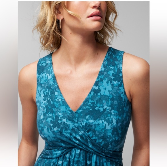 Soma V-neck Twist Maxi Bra Dress Black Size M - Picture 4 of 4